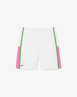 Shorts da tennis leggeri con righe colorblock