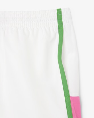 Shorts da tennis leggeri con righe colorblock