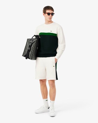 Shorts regular fit colorblock in cotone