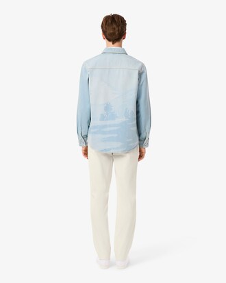 Pantaloni chino regular fit in velluto a coste