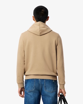 Felpa con cappuccio in pile con zip