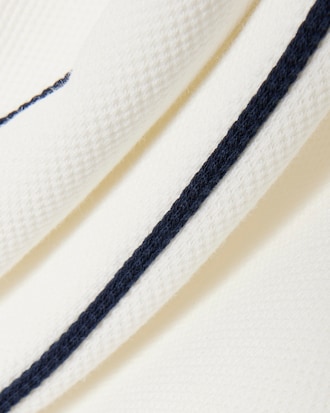Felpa Tennis Heritage con zip e stemma