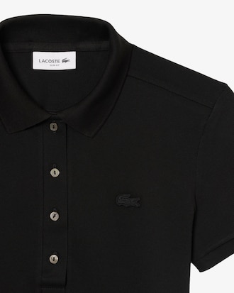 Polo da donna in piqu&eacute; di cotone stretch Lacoste slim fit