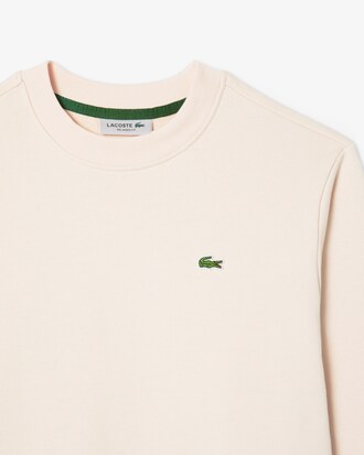 Felpa in pile girocollo relaxed fit