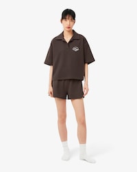 Shorts homewear in tessuto felpato