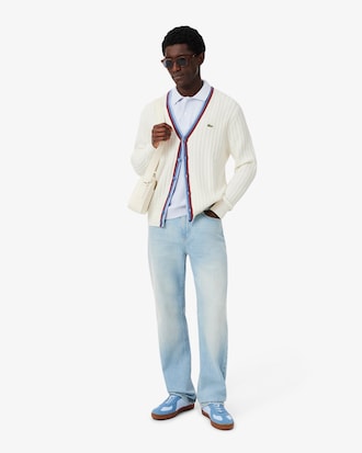 Cardigan in maglia di produzione francese Archive Re-edition