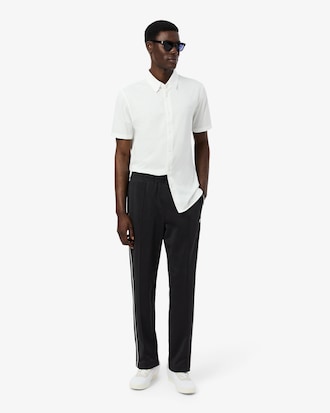 Pantaloni della tuta in piqu&eacute; con bordo