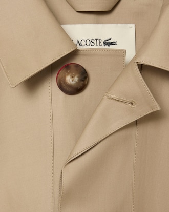 Polo oversize impermeabile Lacoste x Mackintosh