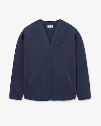 Cardigan oversize ricamato