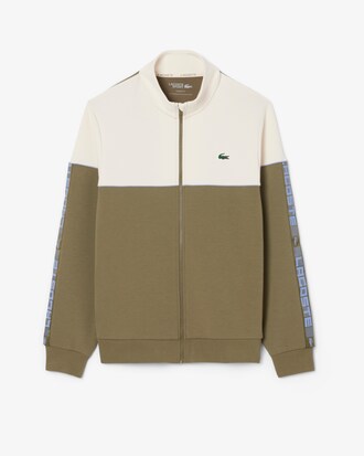 Felpa da tennis con zip color block