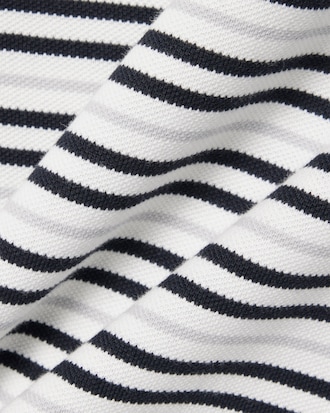 Polo in Petit Piqu&eacute; a righe classic fit