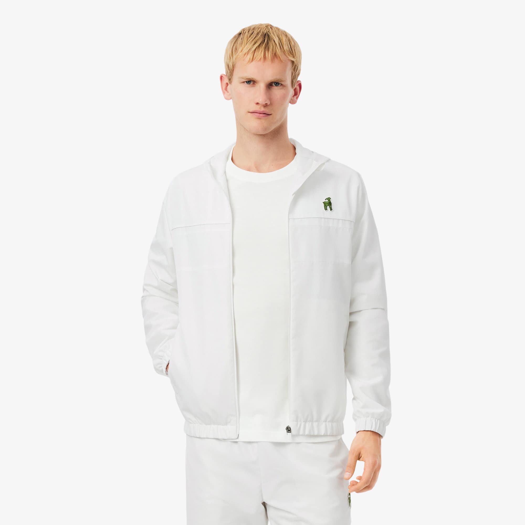 Giacca con cappuccio Lacoste x Novak Djokovic The GOAT - Giacche