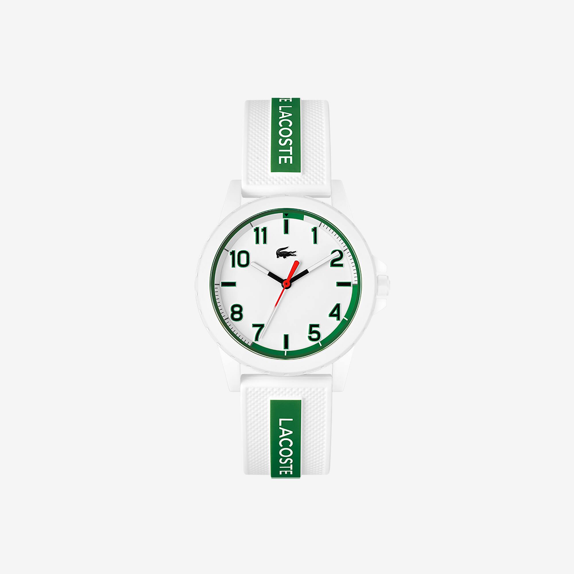 Orologio a 3 lancette Rider bianco e verde con cinturino in silicone -  Orologi Per Bambino - Novita 2022 | Lacoste