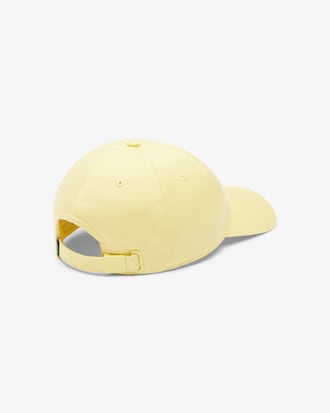 Cappello in twill di cotone con stemma coccodrillo