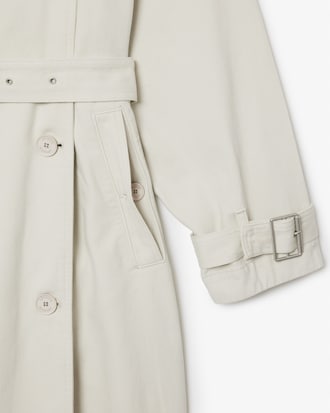Trench oversize in denim
