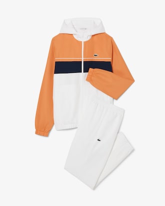 Pantaloni da tuta sportiva in taffet&agrave; a rombi