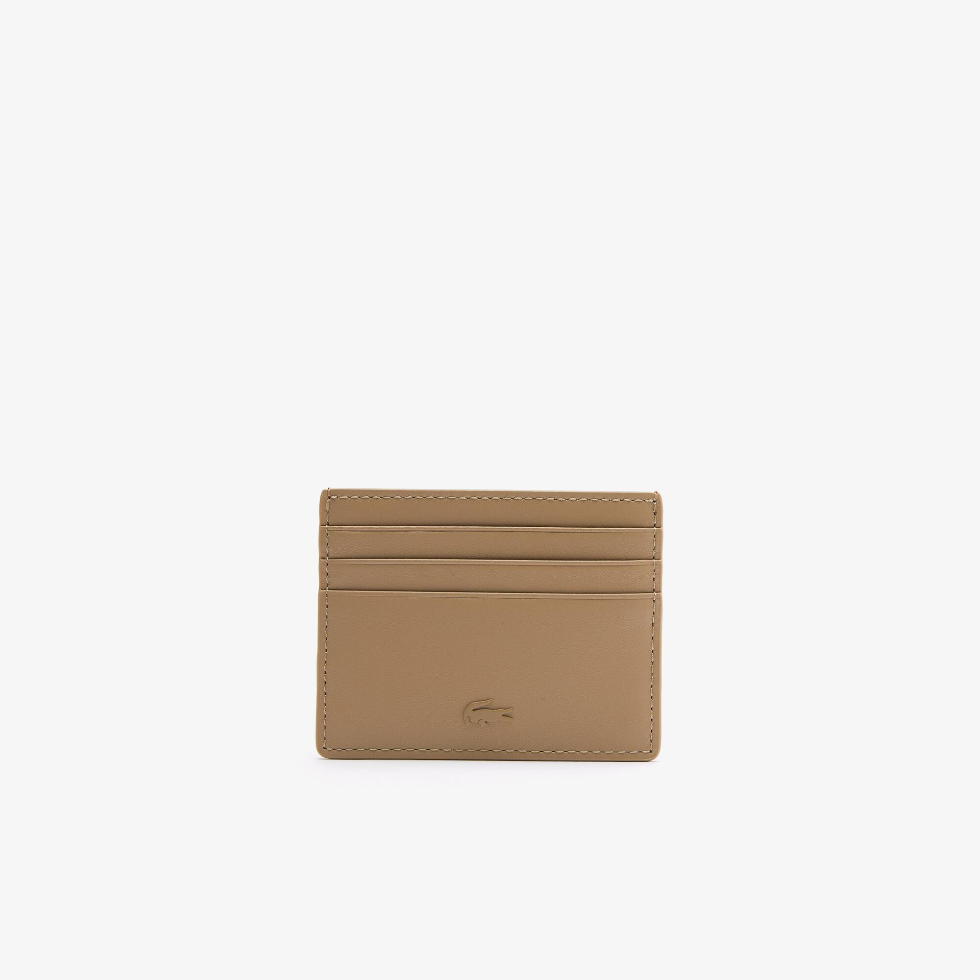 Lacoste - Porta carte con zip Fitzgerald in pelle tinta unita Uomo Piccola  Pelletteria Peacoat * Jacqart