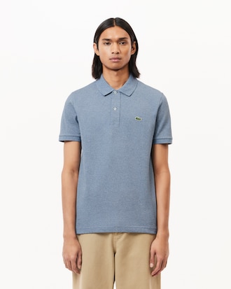 Polo slim fit in piqué L.12.12