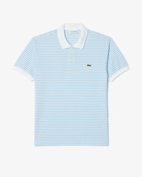 Polo dal taglio classico a righe in petit piqu&eacute; L.12.12