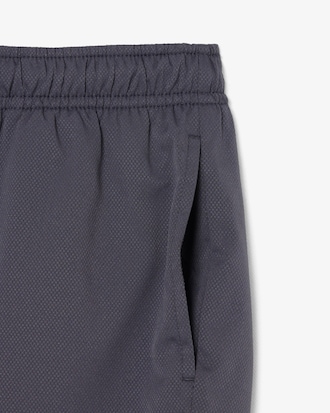 Shorts sportivi in taffet&agrave; a rombi