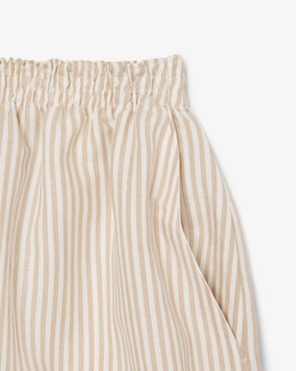 Shorts oversize in misto lino