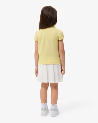 Gonna Oxford in cotone plissettata