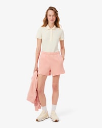Shorts in tessuto felpato