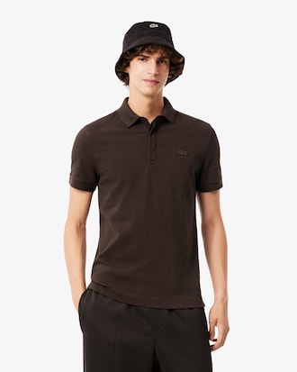 Polo regular fit in piqu&eacute; elasticizzato Paris