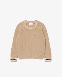 Maglione girocollo unisex in misto cotone e lana