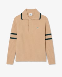 Maglione con collo a polo a righe Archive Edition