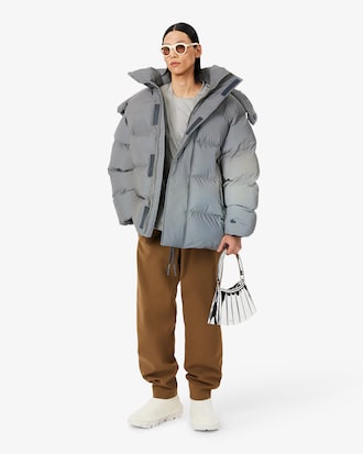 T-shirt imbottita lucida Runway