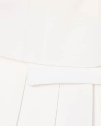 Gonna Oxford in cotone plissettata