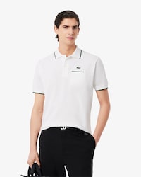Polo classic fit L.12.12 con tasca e bordi a contrasto