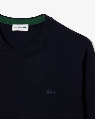 Maglione girocollo in lana merino