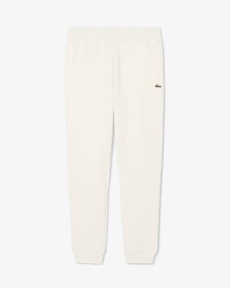 Pantaloni della tuta tapered fit in tessuto felpato