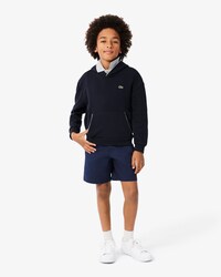 Shorts chino in twill di cotone elasticizzato