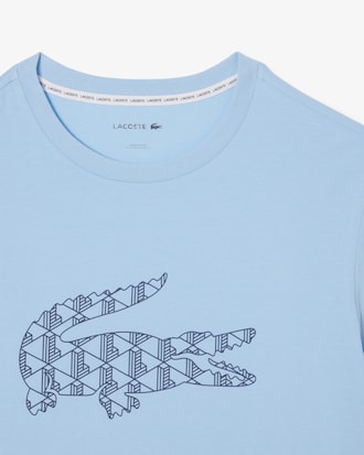 Completo pigiama in jersey con monogramma