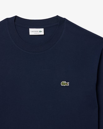 T-shirt in cotone a maniche lunghe