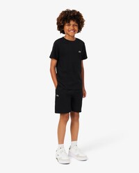 Shorts in tessuto felpato