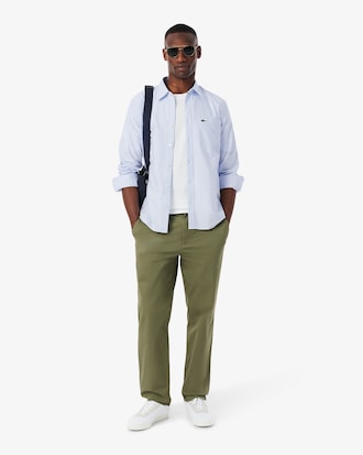 Camicia Oxford a righe regular fit