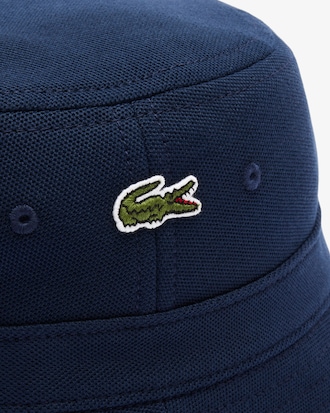 Cappello bucket in piqu&eacute;