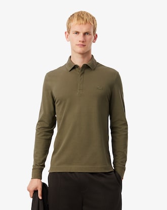 Polo regular fit in piqué elasticizzato Paris
