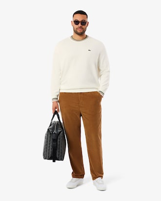 Maglione in jersey di cotone a righe