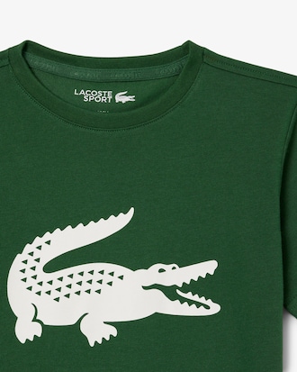 T-shirt da tennis oversize in cotone tecnico