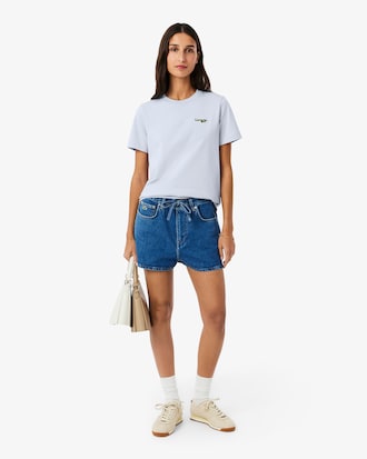 T-shirt con stemma in cotone