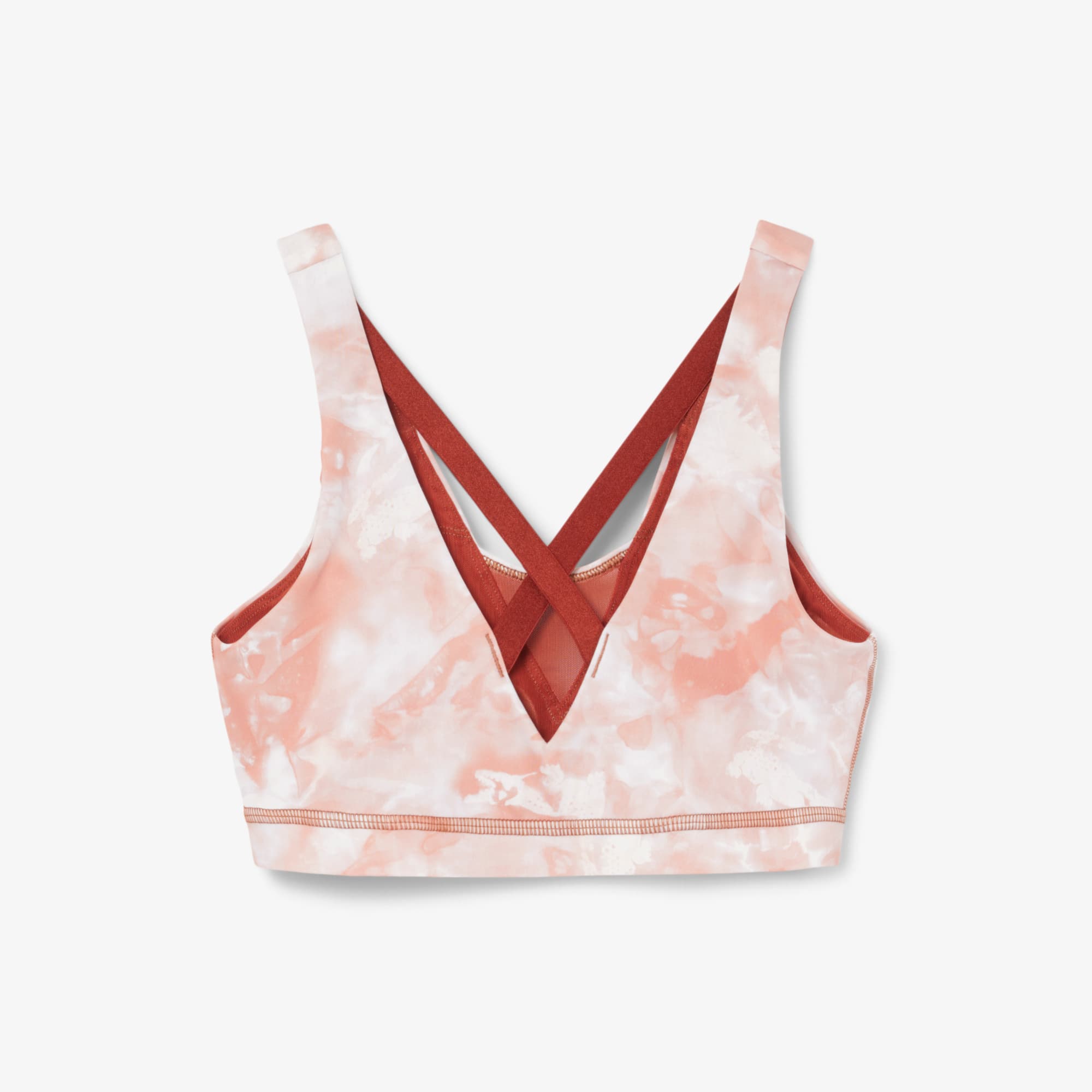 Lacoste Bralette In Light Pink With All Over Valentines Logo Print | ASOS