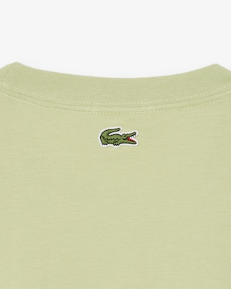 T-shirt in jersey con marchio goffrato