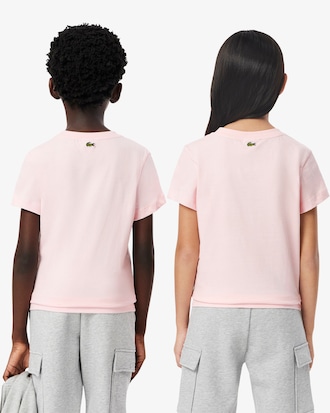 T-shirt in cotone con stampa del brand
