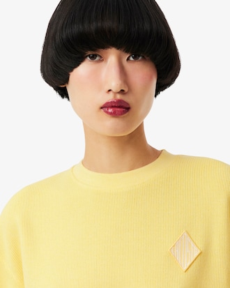 Maglione oversize in interlock