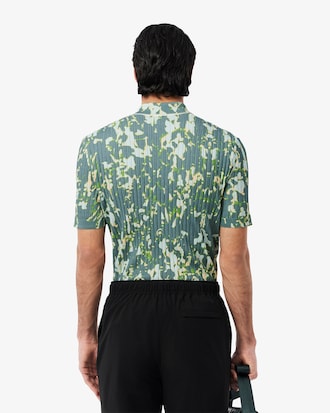 Maglione da golf a maniche corte con colletto a polo